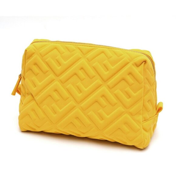 FENDI Yellow Pouch - Picture 1 of 6